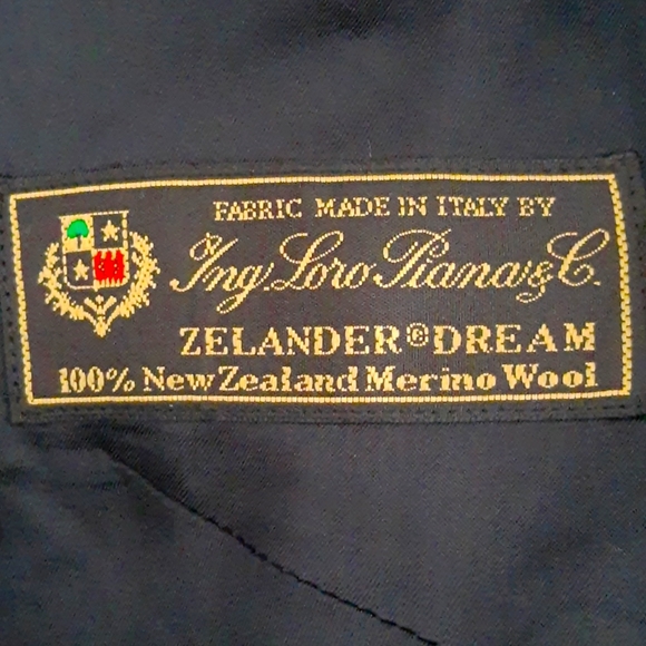 Brooks Brothers Navy Loro Piana Wool Single Breasted 2 Button Blazer Sz 6 Petite - Picture 7 of 10